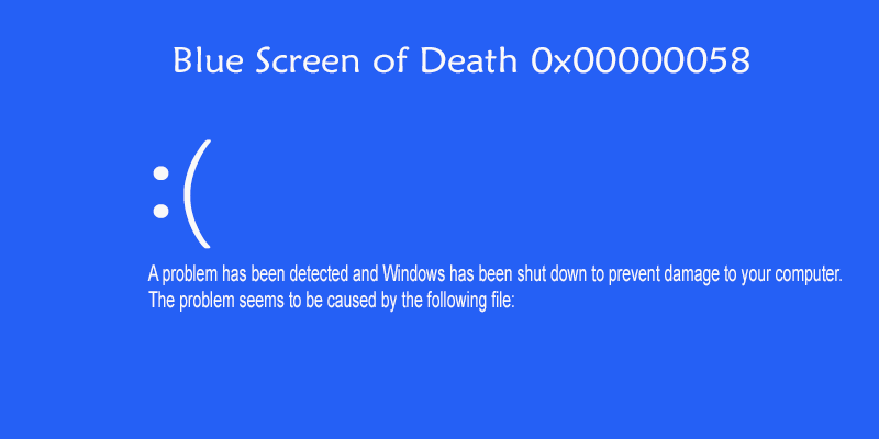 Blue Screen of Death PC and laptop