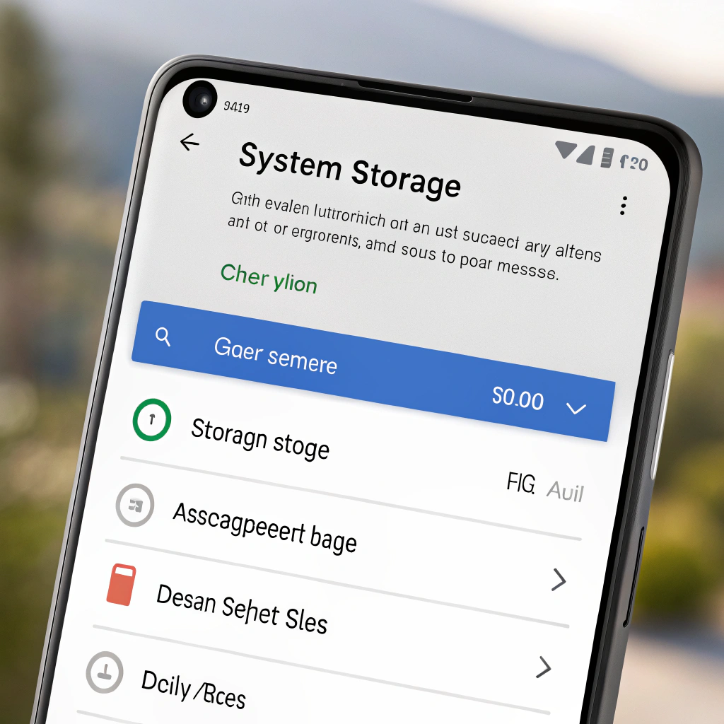 Clear System Storage on Android